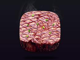 写实牛肉icons