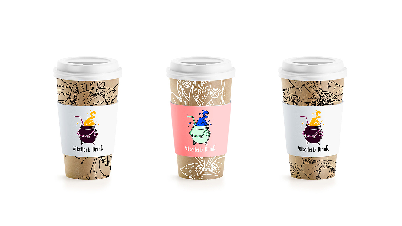 WitcHerb Drink 女巫草药饮品 品牌设计