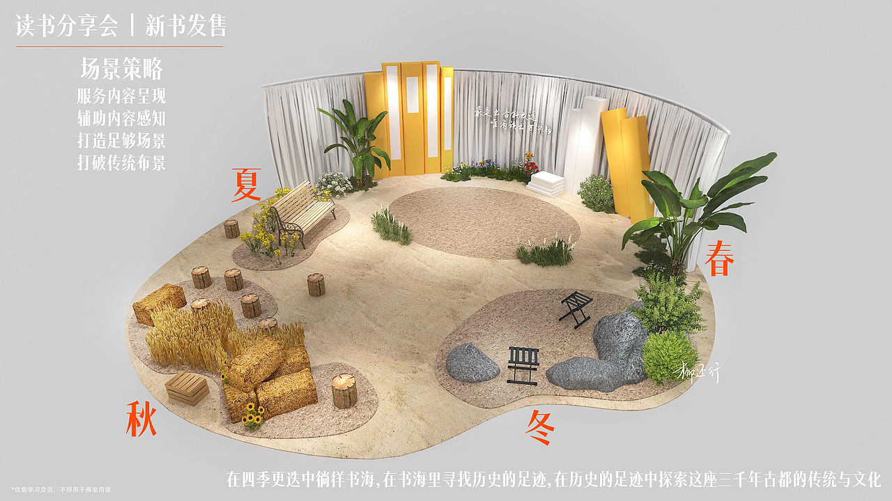 首都图书馆大兴机场分馆 | 线下读书会 | 场景设计思路（图ZMzYwNTM0NzEy） - 商业空间设计 - 站酷设计师热心市民柳还行原创素材 - 站酷ZCOOL
