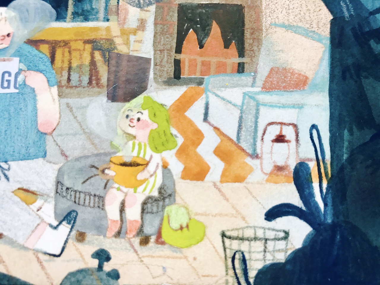 巨人与女孩（图ZMTA0OTI5NDEy） - 创作习作 - 站酷设计师猫加温原创素材 - 站酷ZCOOL