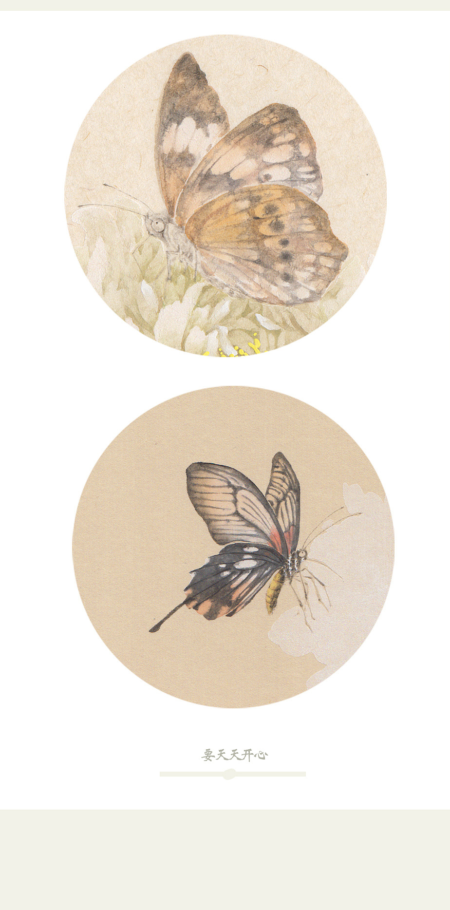 一组没骨蝴蝶(附蝴蝶出现过程)|纯艺术|绘画|知末 - 原创作品 - 站酷