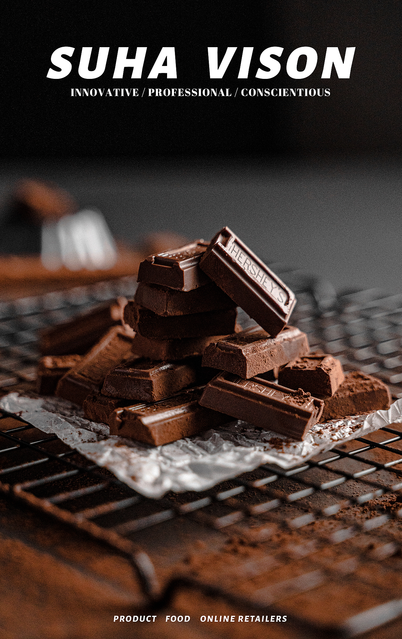 巧克力拍摄烘培摄影美食拍摄