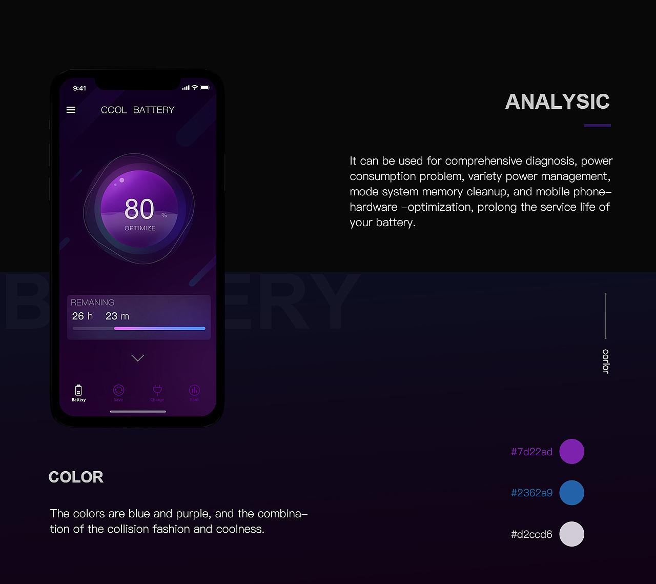 酷省电-工具类APP（图ZMTg2Nzc3MTEy） - APP界面 - 站酷设计师嗯Sunny原创素材 - 站酷ZCOOL