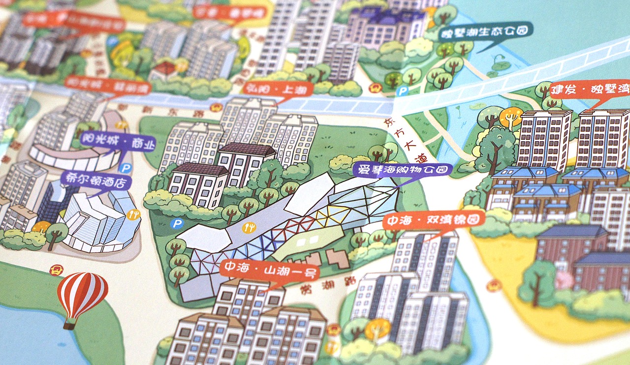 手绘地图（图ZODA2NjQxOTY=） - 宣传物料 - 站酷设计师StarryHH原创素材 - 站酷ZCOOL