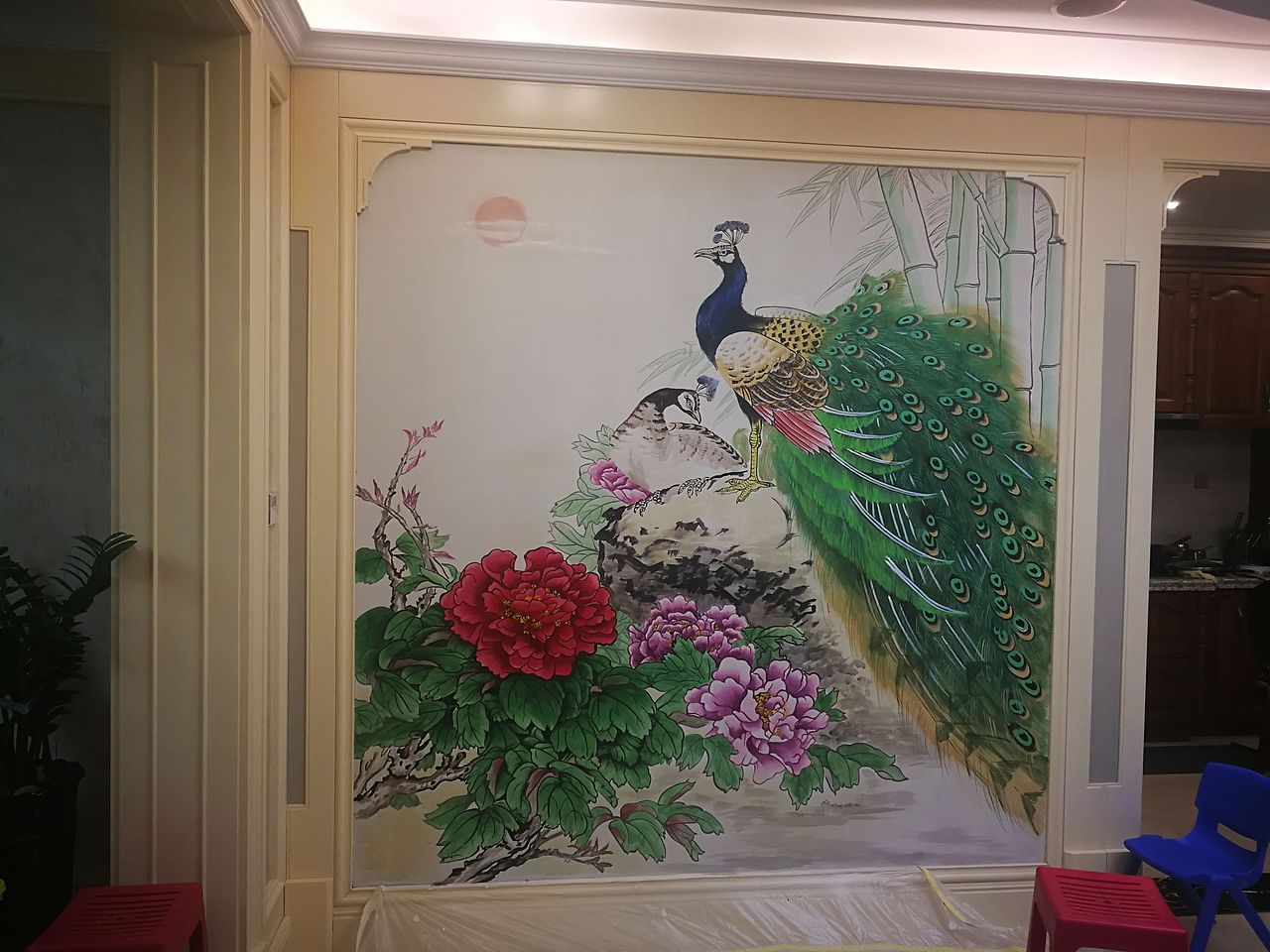 手绘墙 墙体彩绘 墙绘 手绘墙画（图ZMzY2MDAzNjQw） - 绘画 - 站酷设计师达米拉斐原创素材 - 站酷ZCOOL