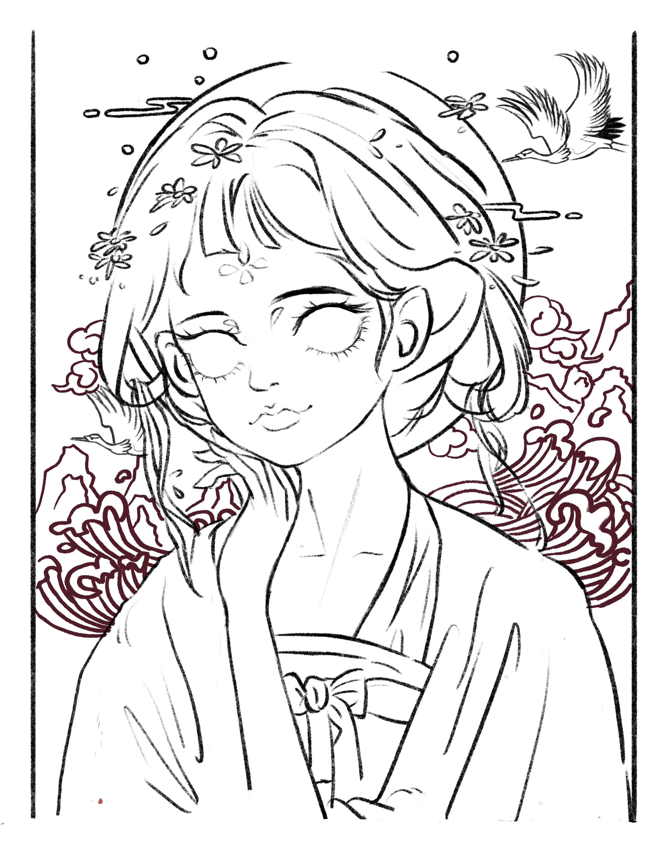 国潮|插画|创作习作|维生素素 - 原创作品 - 站酷 (zcool)