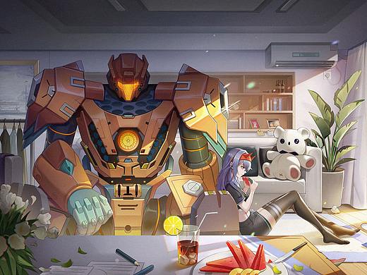 21年为《命运边际》游戏绘制的立绘插图icon