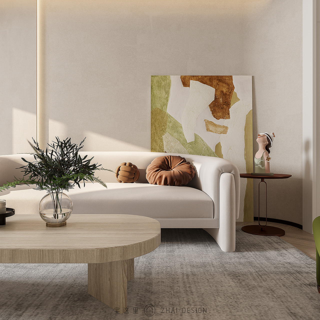 汕头 | 吉吉奶油 | 自然风（图ZMjY0ODg5ODYw） - 家装设计 - 站酷设计师宅这里设计原创素材 - 站酷ZCOOL