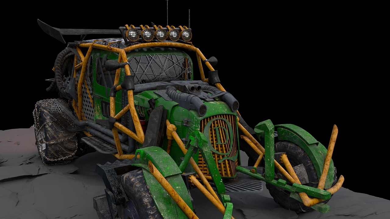 新概念RC越野车 Arnold渲染图（图ZMjk3NjQwOTgw） - 动画/影视 - 站酷设计师西猫柿原创素材 - 站酷ZCOOL