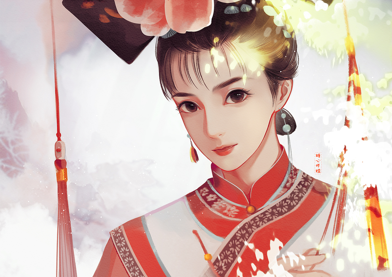 还珠格格|插画|创作习作|糖心吥糯_原创作品-站酷zcool