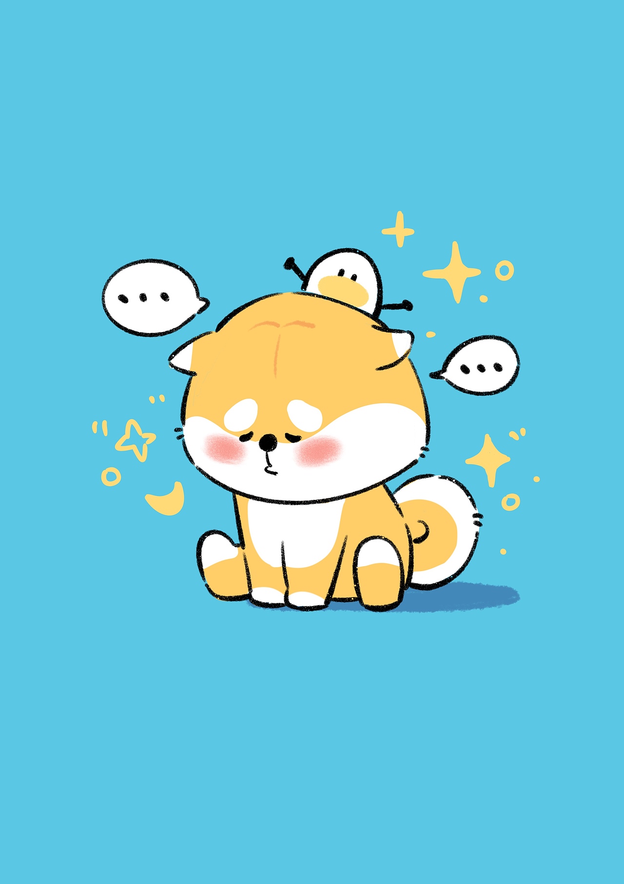 这么可爱的胖柴!