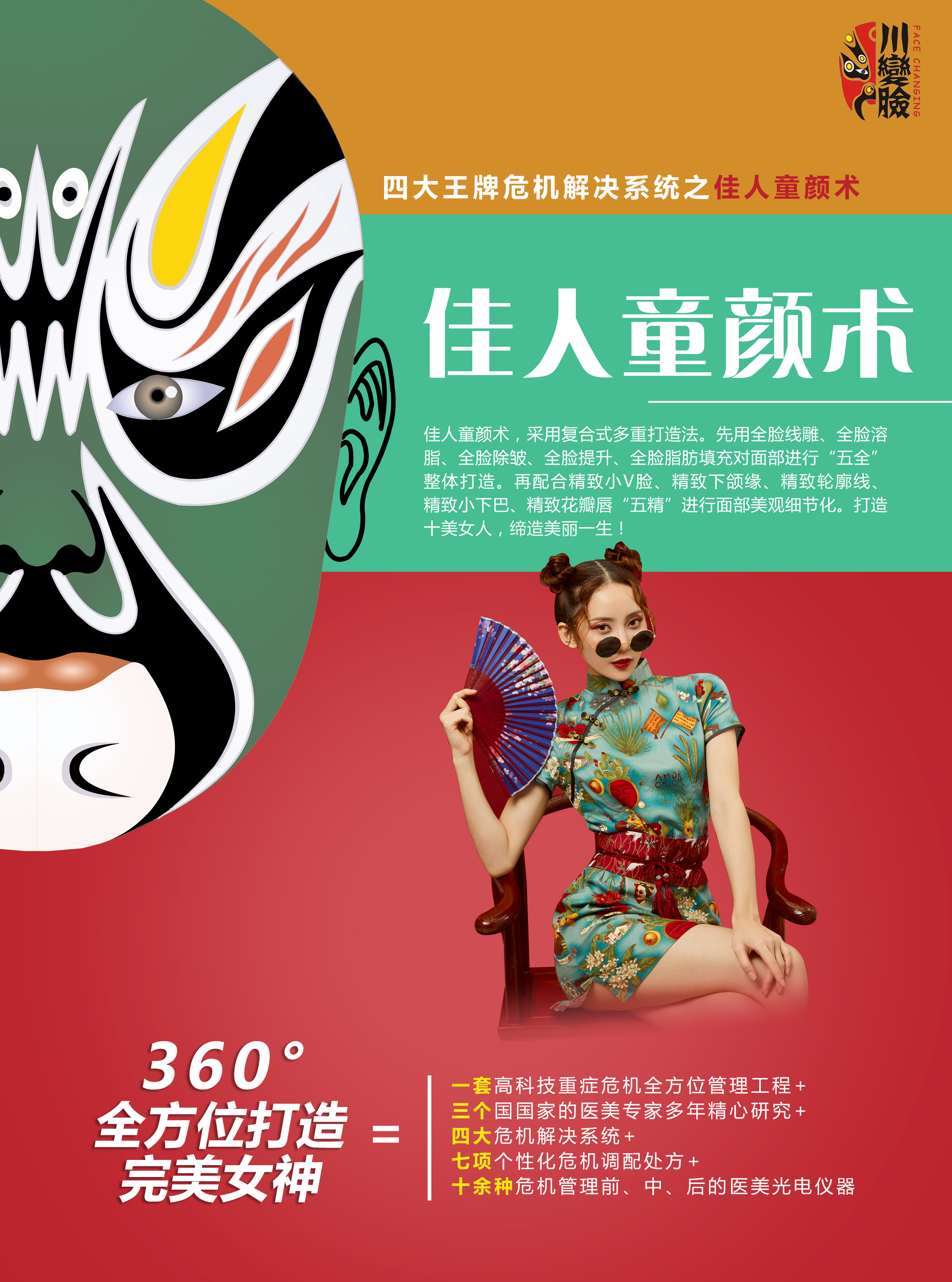 川剧医美海报