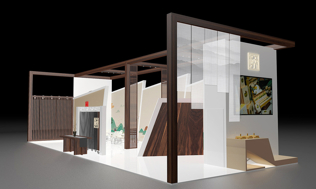 2019重庆婚博会天子品牌展厅平面及效果图设计