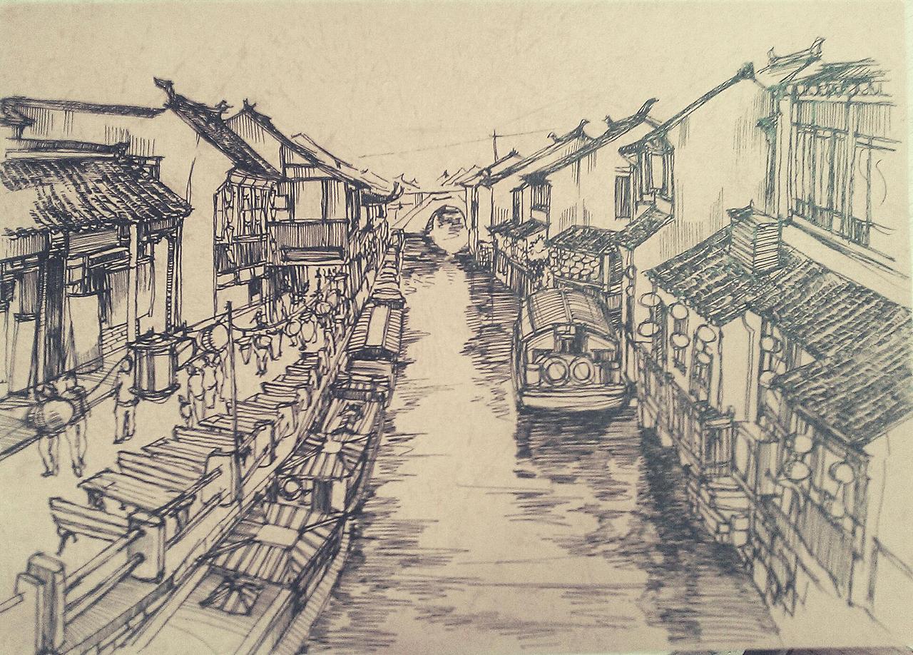 一支画笔游苏州（图ZOTI4NTExMg==） - 景观设计 - 站酷设计师王智豪原创素材 - 站酷ZCOOL