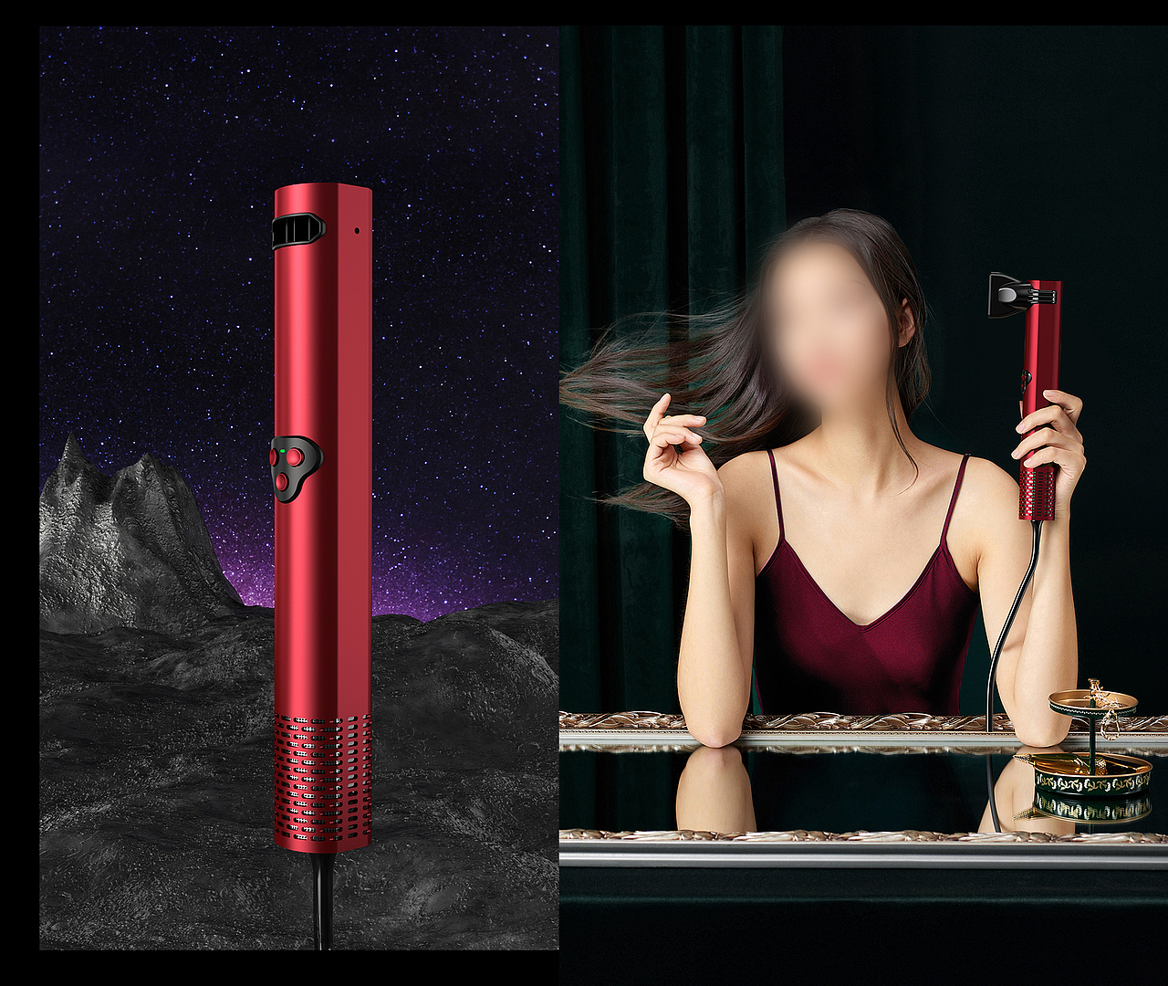 电吹风渲染（图ZMjc1NTY2Njg0） - 生活用品 - 站酷设计师阿酱i原创素材 - 站酷ZCOOL