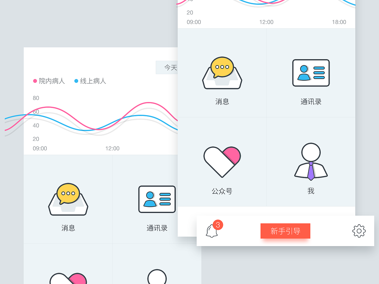 医用APP（图ZNTEyMzAyMDg=） - APP界面 - 站酷设计师陈小开原创素材 - 站酷ZCOOL