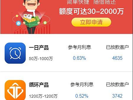嵌入公众号贷款服务查询页面HTML手机端设计编写