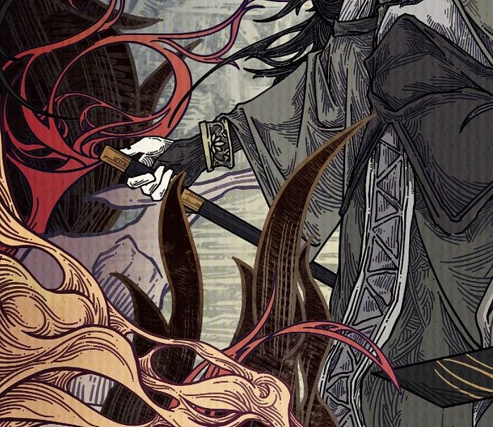 【procreate|oc插图】坠落 新生