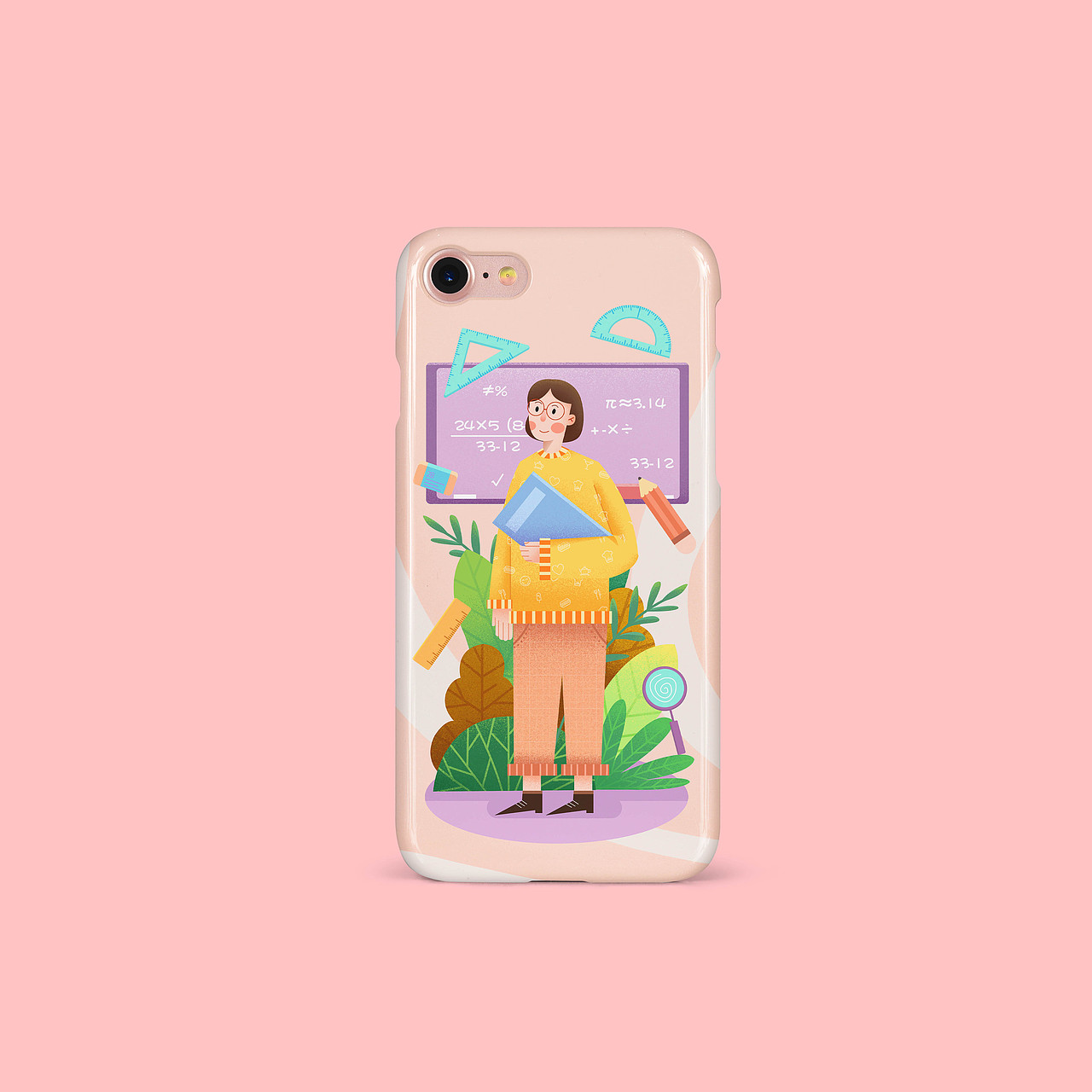 教师节插画（图ZMjIzNjg4OTg0） - 商业插画 - 站酷设计师心心流原创素材 - 站酷ZCOOL
