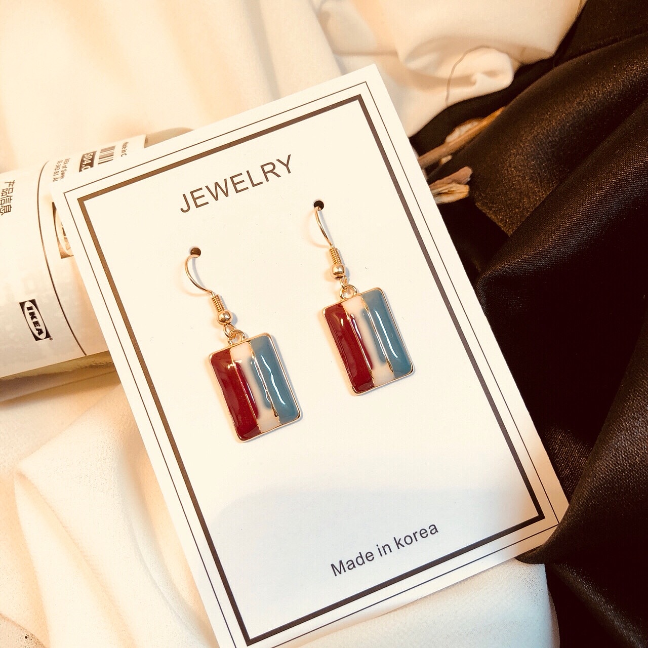 手作之 复古油画色块耳坠～（图ZMTE1MjUyNDY0） - 首饰设计 - 站酷设计师Z86564557原创素材 - 站酷ZCOOL