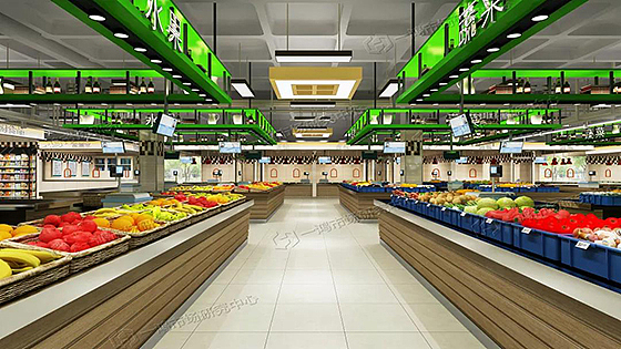 【新建】山东济南地标农产品市场（图ZMTgwNzAxOTM2） - 家装设计 - 站酷设计师一鸿农贸市场设计原创素材 - 站酷ZCOOL