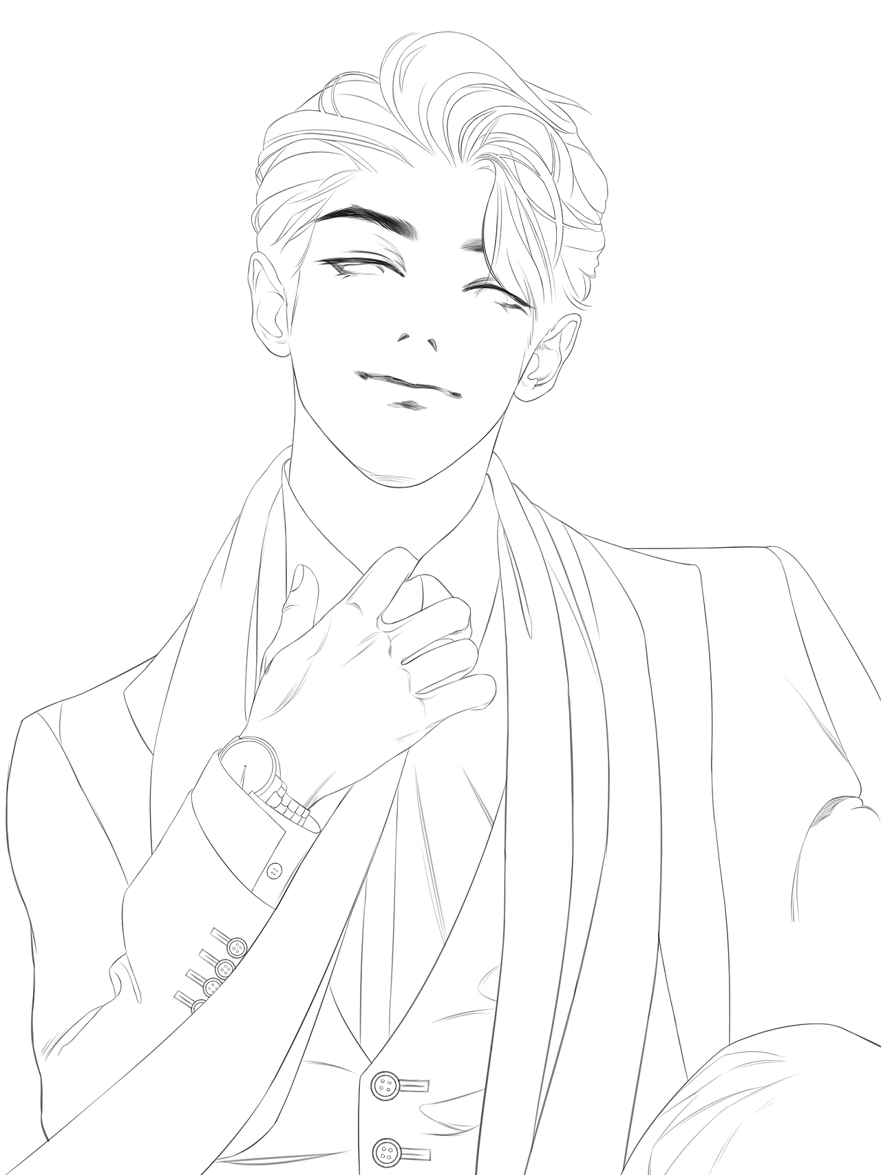 霸道总裁立绘,封面小说人物