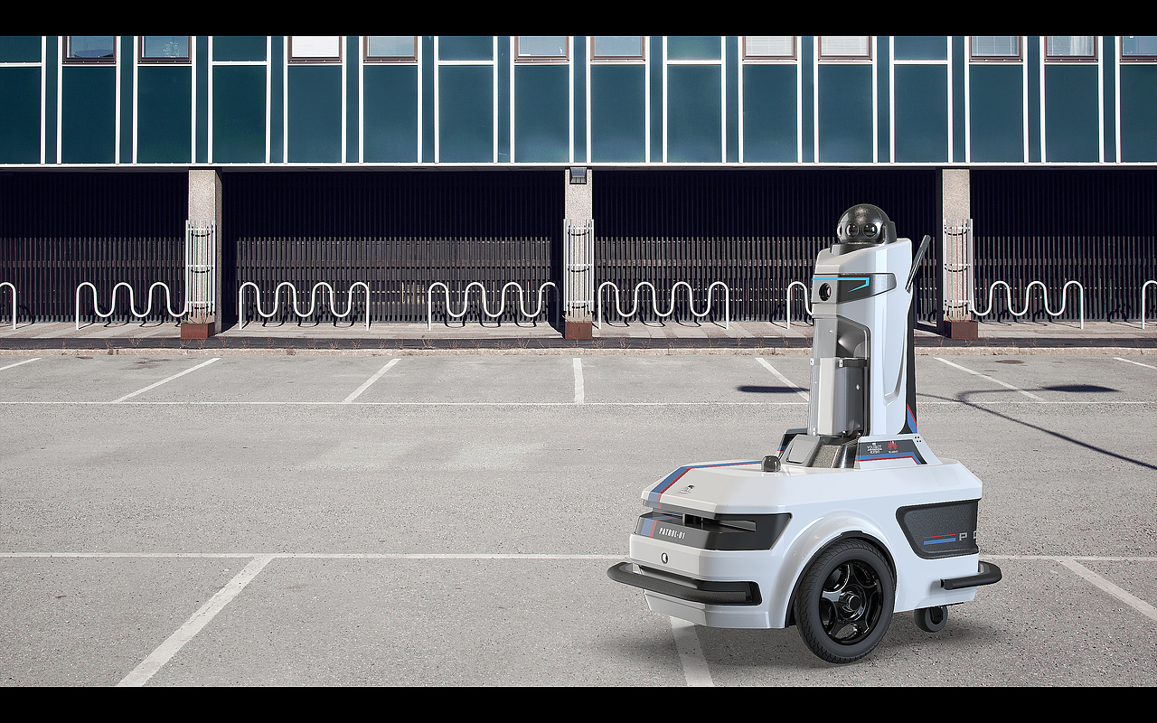 华为园区智能巡检机器人（图ZMTk5MjQ3MzI0） - 其他工业/产品 - 站酷设计师楠杉leo原创素材 - 站酷ZCOOL