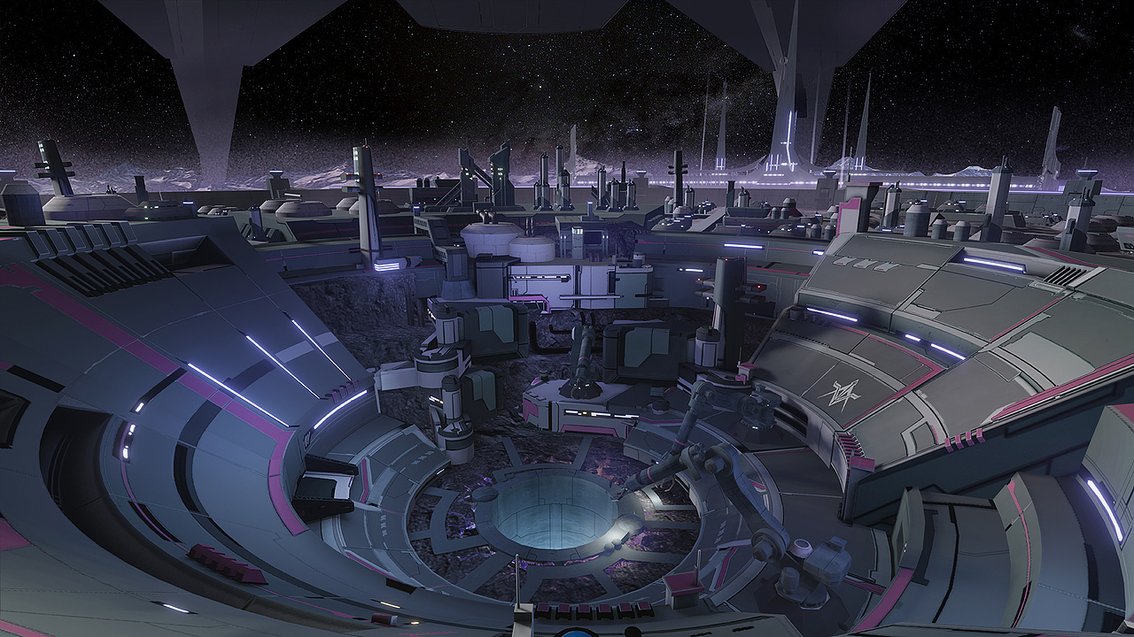 月球采矿场概念