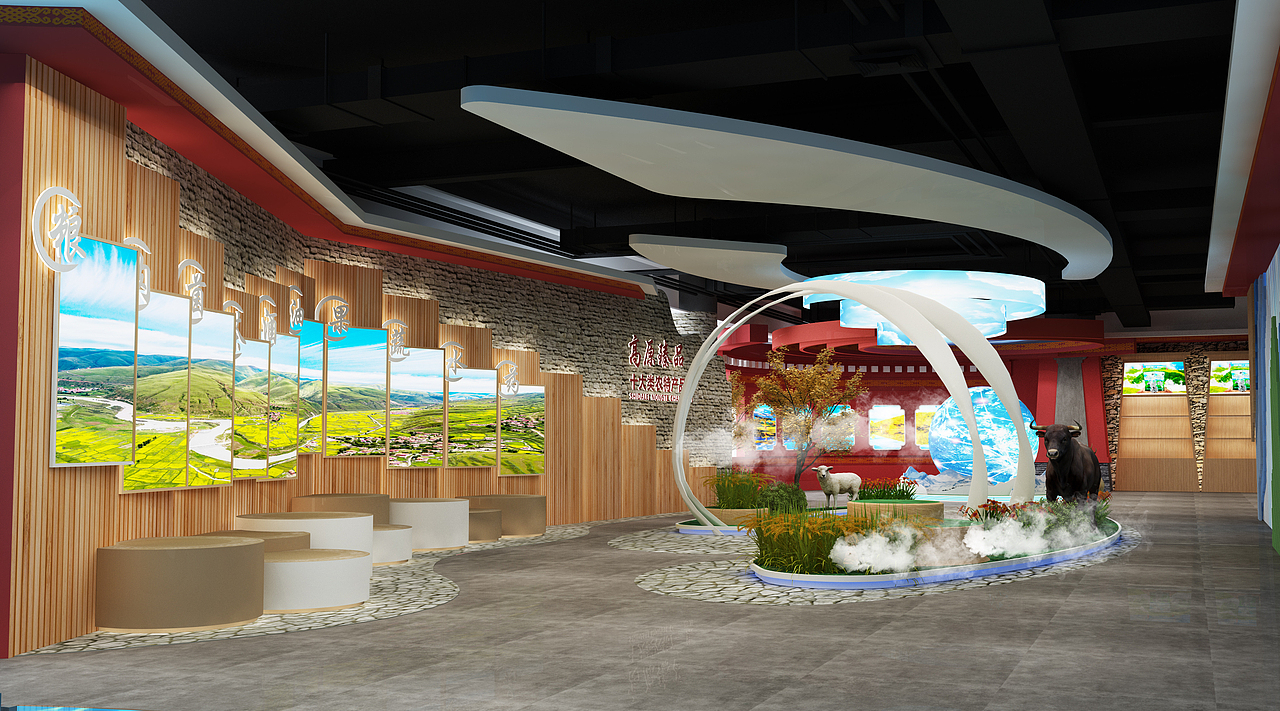 地方城市展厅（图ZMjkwODMxNDY0） - 展陈设计 - 站酷设计师凌轩设计原创素材 - 站酷ZCOOL