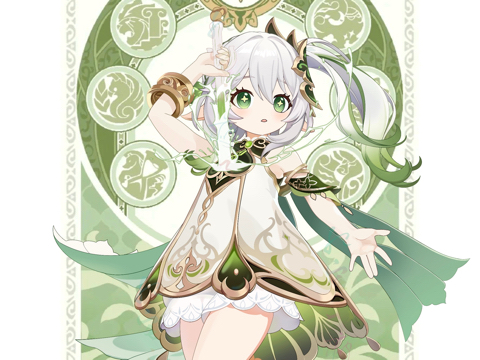 原神：拔葱公主——纳西妲_肥宅不瘦了-站酷ZCOOL