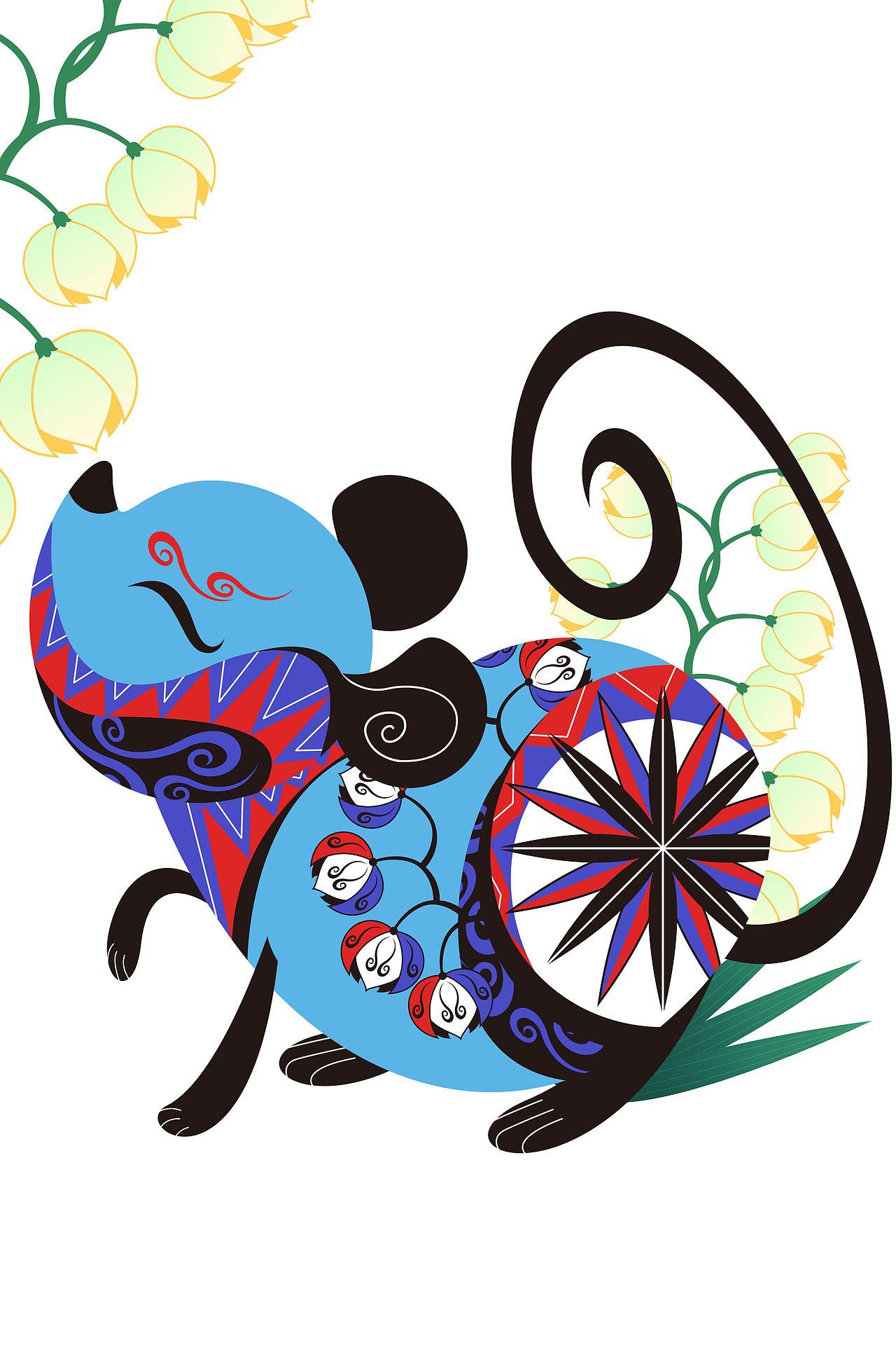 2020鼠年卡通插画设计（图ZMTgxNDM4OTU2） - 商业插画 - 站酷设计师设图66原创素材 - 站酷ZCOOL