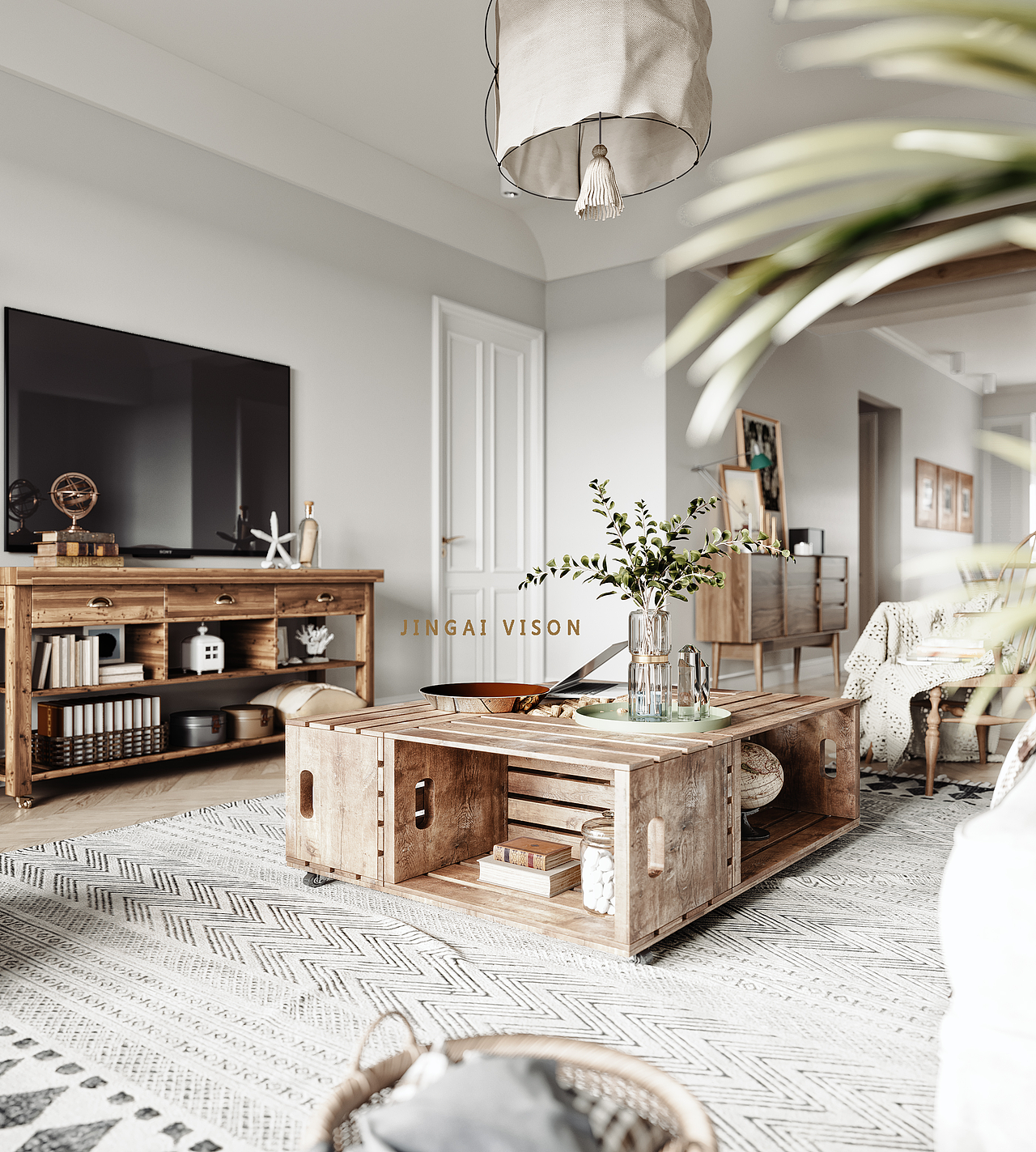 现代北欧风格客餐厅表现!