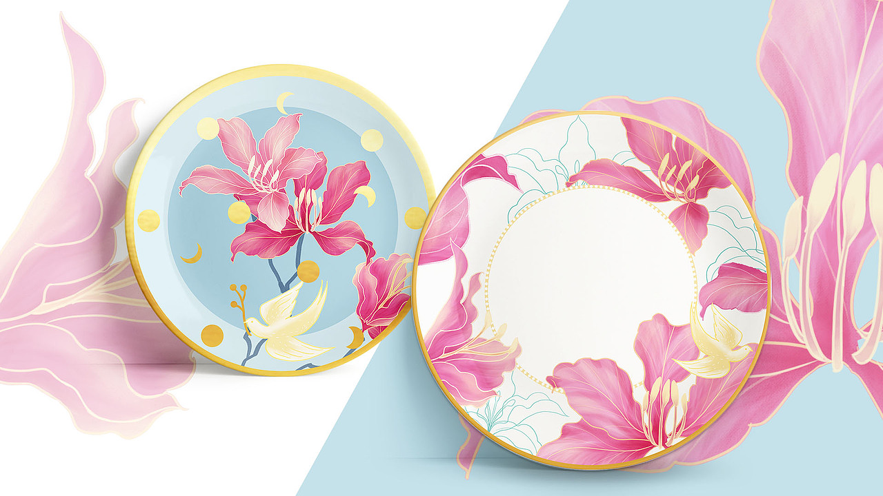 餐具纹饰设计|花纹图案|文创设计（图ZMTk0MzA5OTg0） - 其他 - 站酷设计师Veins纹理灵感原创素材 - 站酷ZCOOL