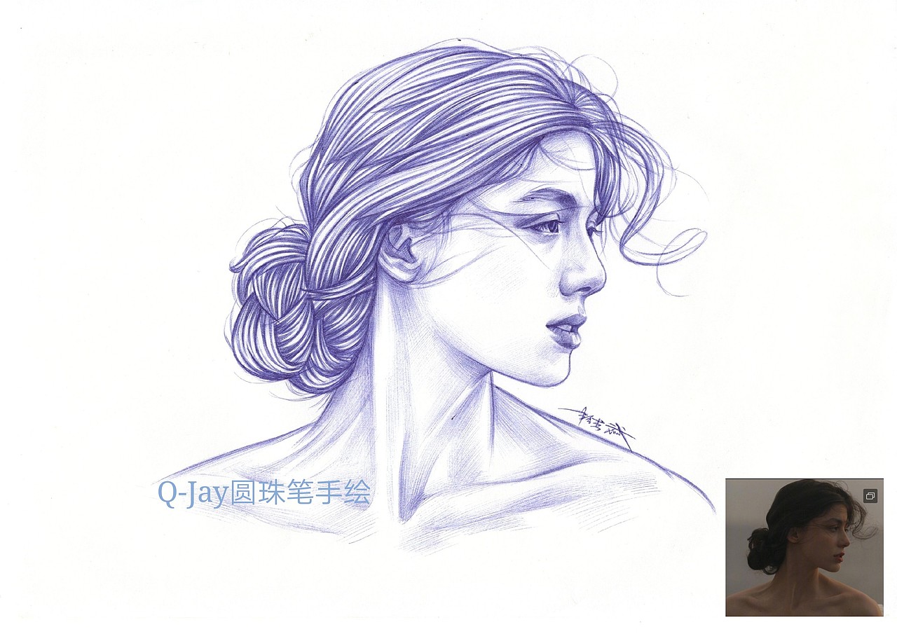圆珠笔插画（图ZMjExODMyMTcy） - 艺术插画 - 站酷设计师Qjay圆珠笔原创素材 - 站酷ZCOOL