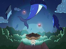 鲸鱼星空