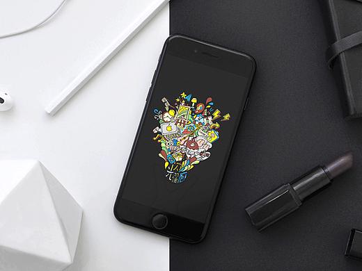 給朋友的小程序簡單畫個產(chǎn)品（個人主頁-ZMjkyMTQwODQ=） - 商業(yè)插畫 - 站酷設(shè)計師三山視覺設(shè)計原創(chuàng)素材 - 站酷ZCOOL