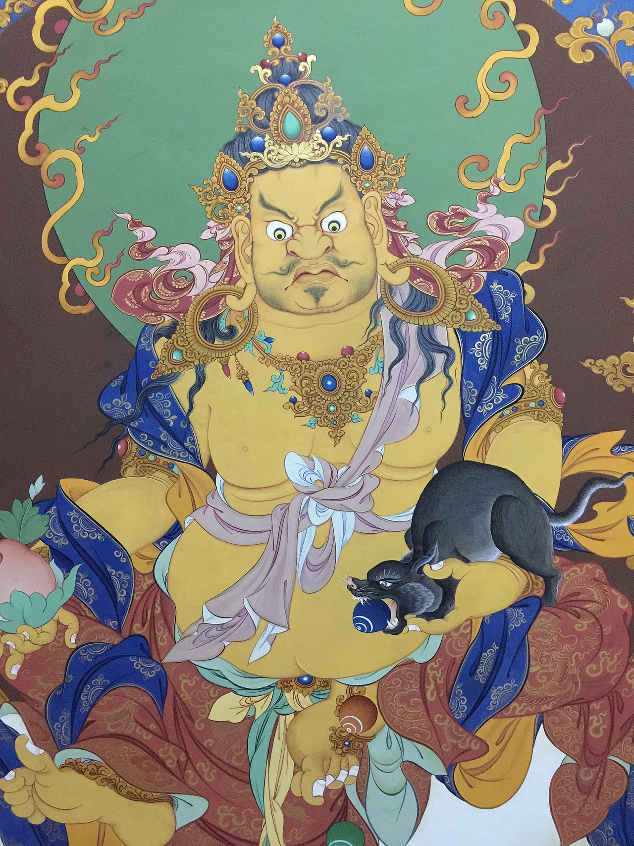 黄财神（图ZMTA1MDU3NTEy） - 绘画 - 站酷设计师巴玛泽仁原创素材 - 站酷ZCOOL