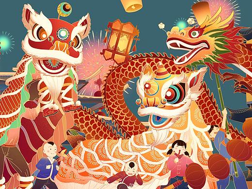 Canva新春元素与礼盒设计
