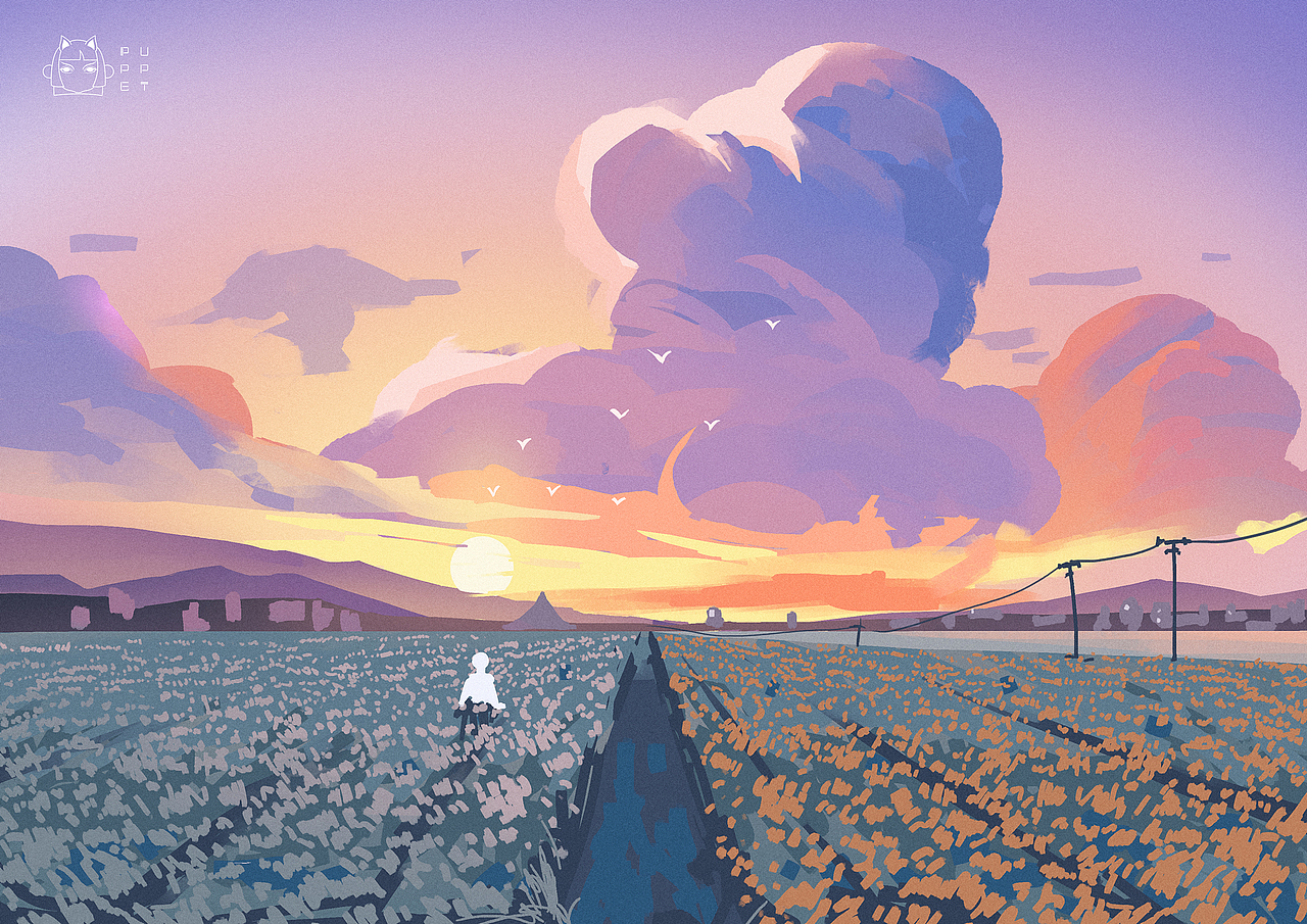 插画/速途(插画/治愈/画画/配色/手绘/板绘/场景)