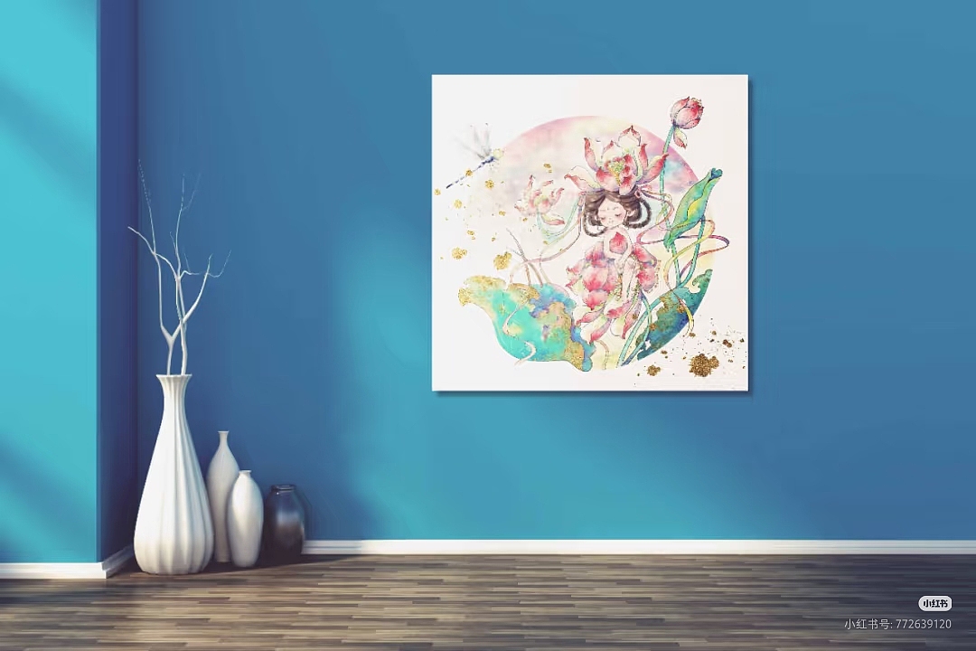 十二花神半合集:菊花、桂花、芙蓉花、桃花、荷花鸢尾
