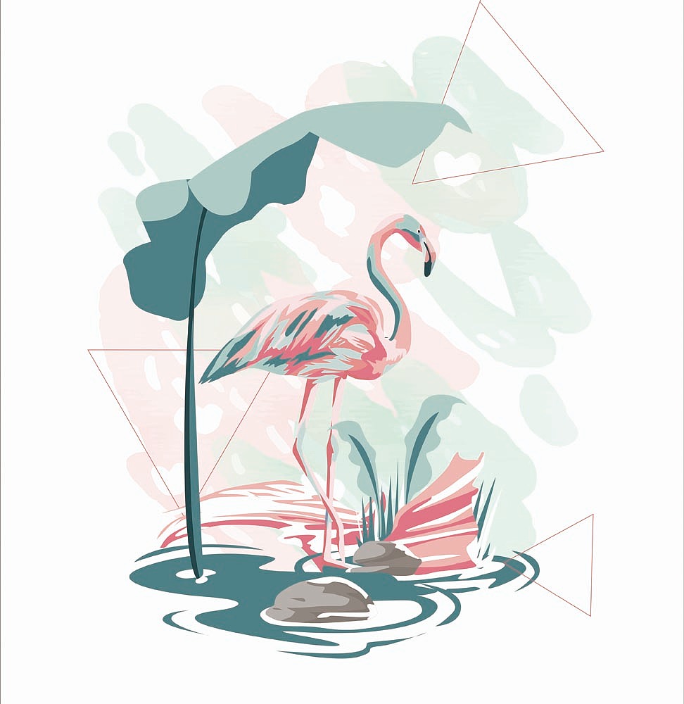 2022小清新香格里拉定制（图ZMjkwNzI5MzI0） - 商业插画 - 站酷设计师窗帘图库原创素材 - 站酷ZCOOL