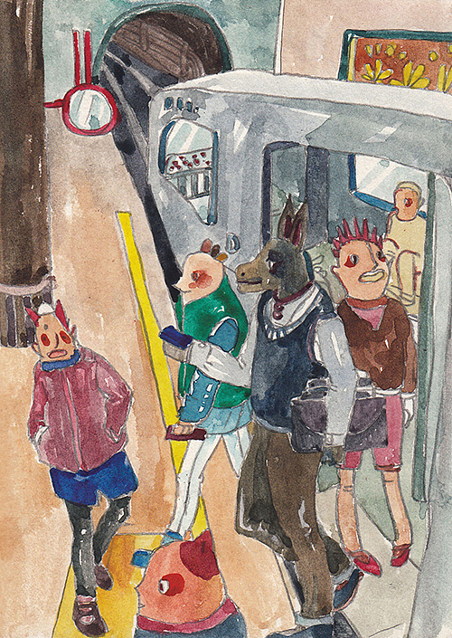 骡子老葛，留在上学的一线城市，大四一毕业便谋得一份不错的体面工作，可惜就是住的远点。每天上地铁、挤地铁、下地铁，上地铁、挤地铁、下地铁，日复一日，每天生命就在挤地铁中悄然度过三小时。