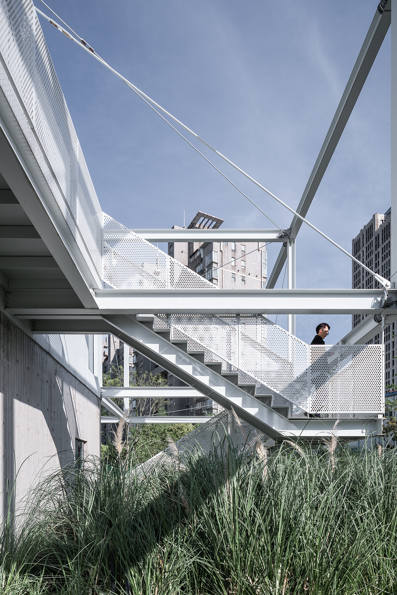 上海一个公园的小建筑。