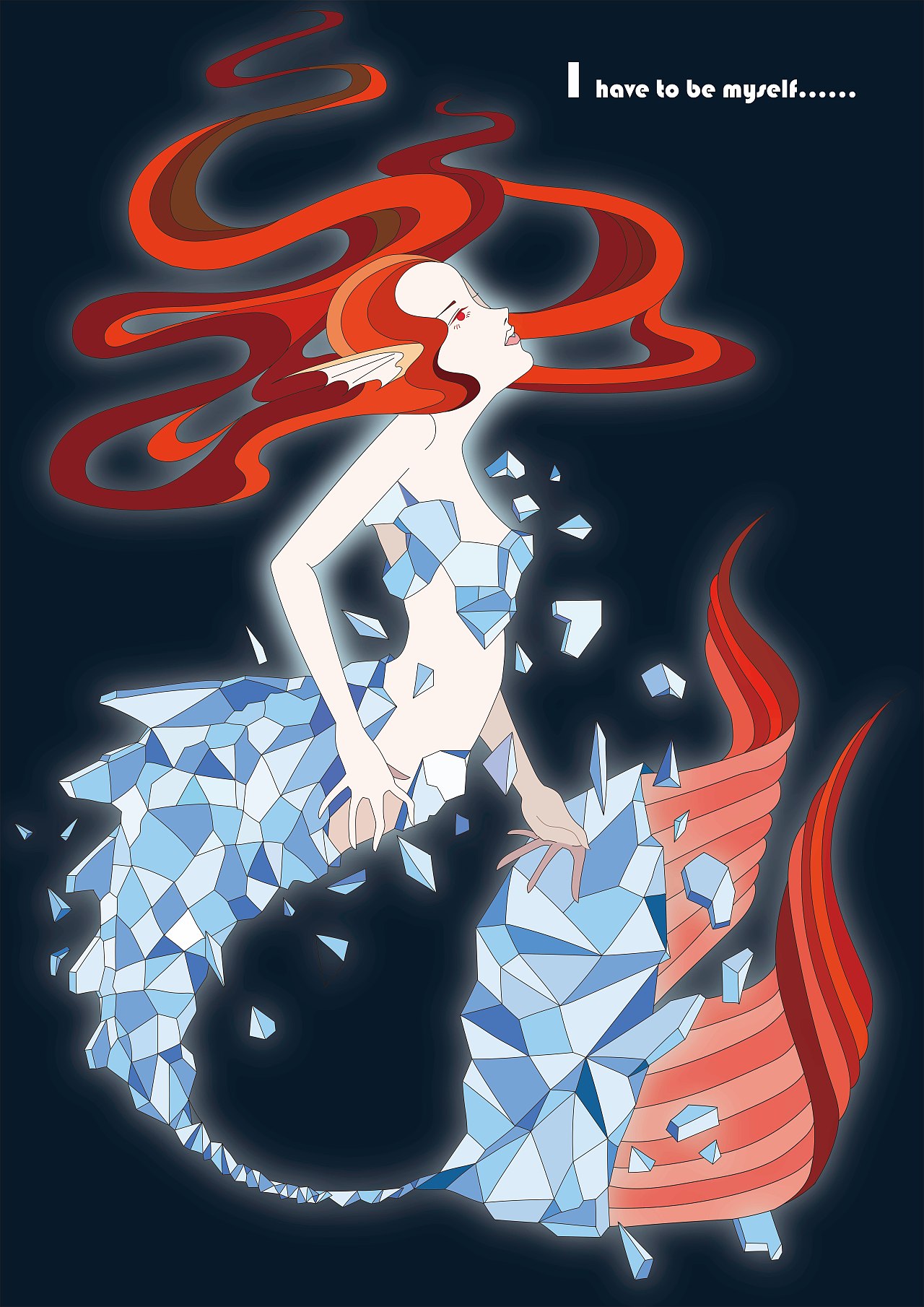 人鱼姬（图ZMjI3MjgxNDY4） - 创作习作 - 站酷设计师荷缘原创素材 - 站酷ZCOOL