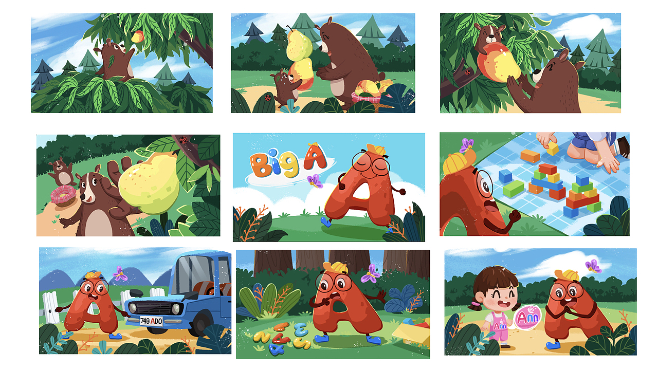 儿童插画1（图ZMjY2NDkyMTQ4） - 儿童插画 - 站酷设计师飞飞HE张原创素材 - 站酷ZCOOL