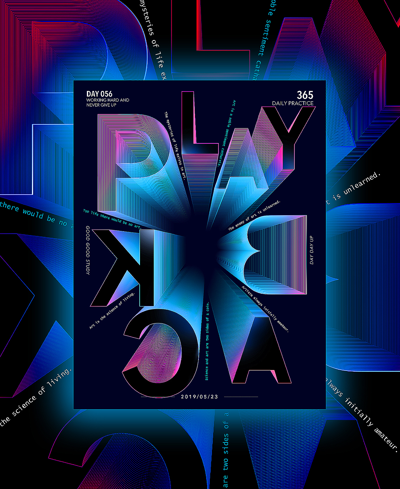 【每日设计】未来主义海报设计（图ZMTU5NTQ0NDEy） - 海报 - 站酷设计师BENNN原创素材 - 站酷ZCOOL