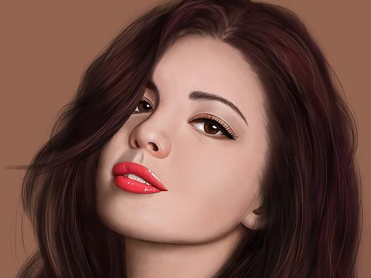 手绘人像（个人主页-ZMzM4OTQ3MjA=） - 创作习作 - 站酷设计师两叶草原创素材 - 站酷ZCOOL