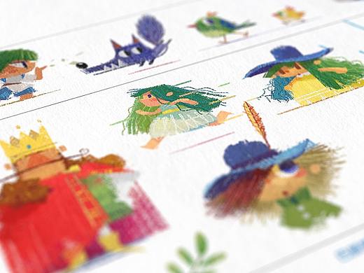 简笔插画21.8月