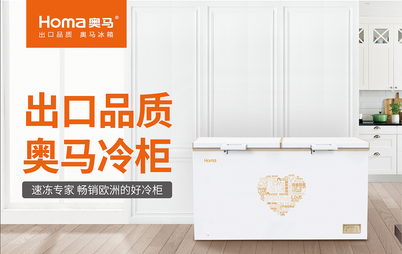 奥马冷柜 速冻专家 畅销欧洲的好冷柜