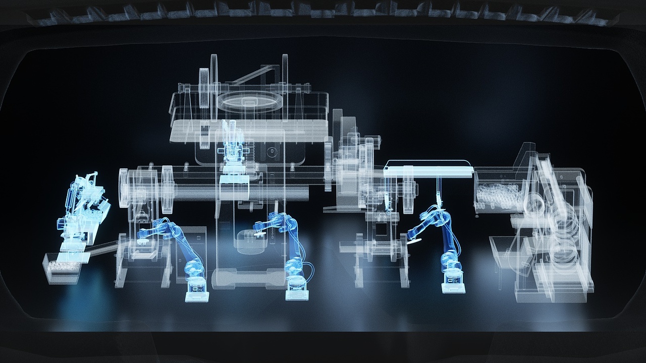 静默式智能改造三维动画|三维|机械/交通|万事如毅_原创作品-站酷